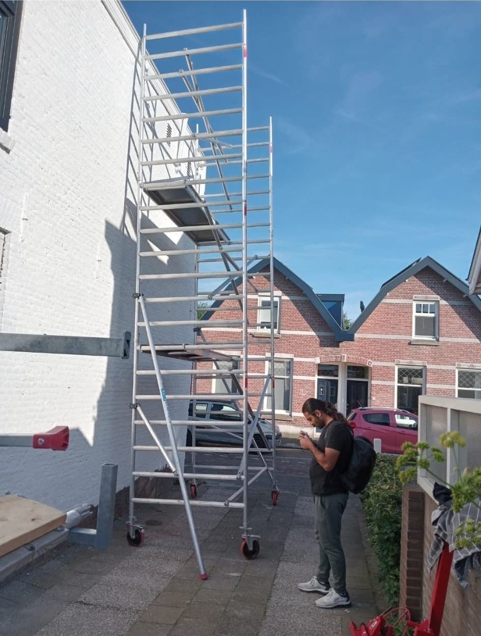 Buitenschilderwerk in uitvoering door Westpro Renovatie