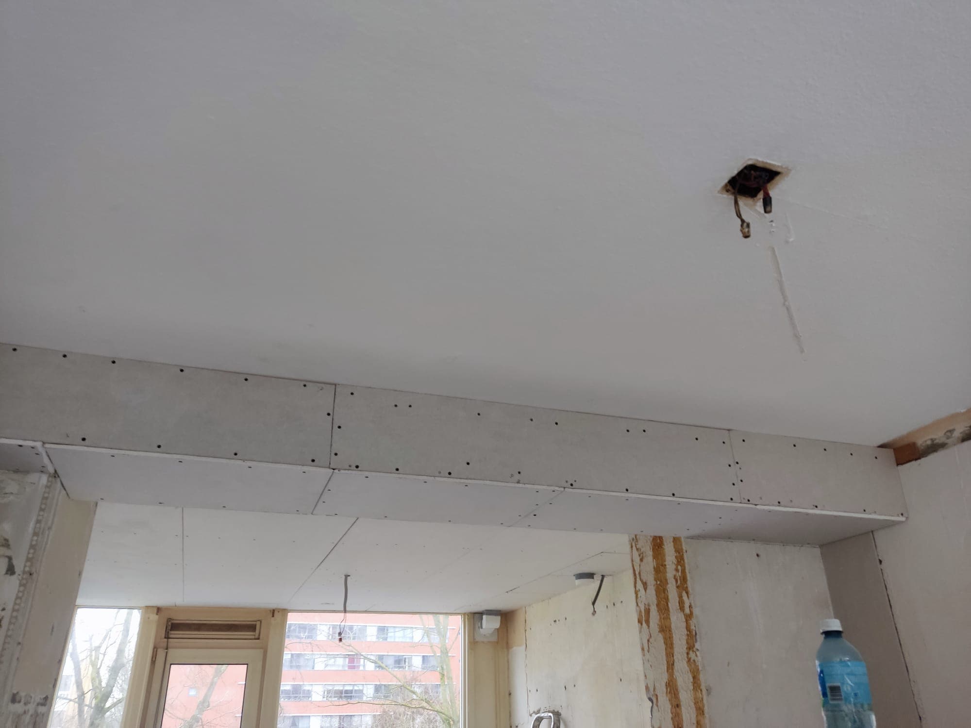 Constructiewerk bij woningrenovatie